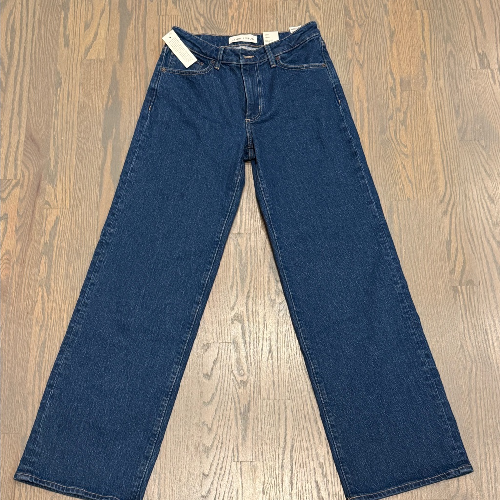 Aritzia Brand New Denim Forum Dark Blue WideLeg Jeans Aritzia Brand New Denim Forum Dark Blue WideLeg Jeans